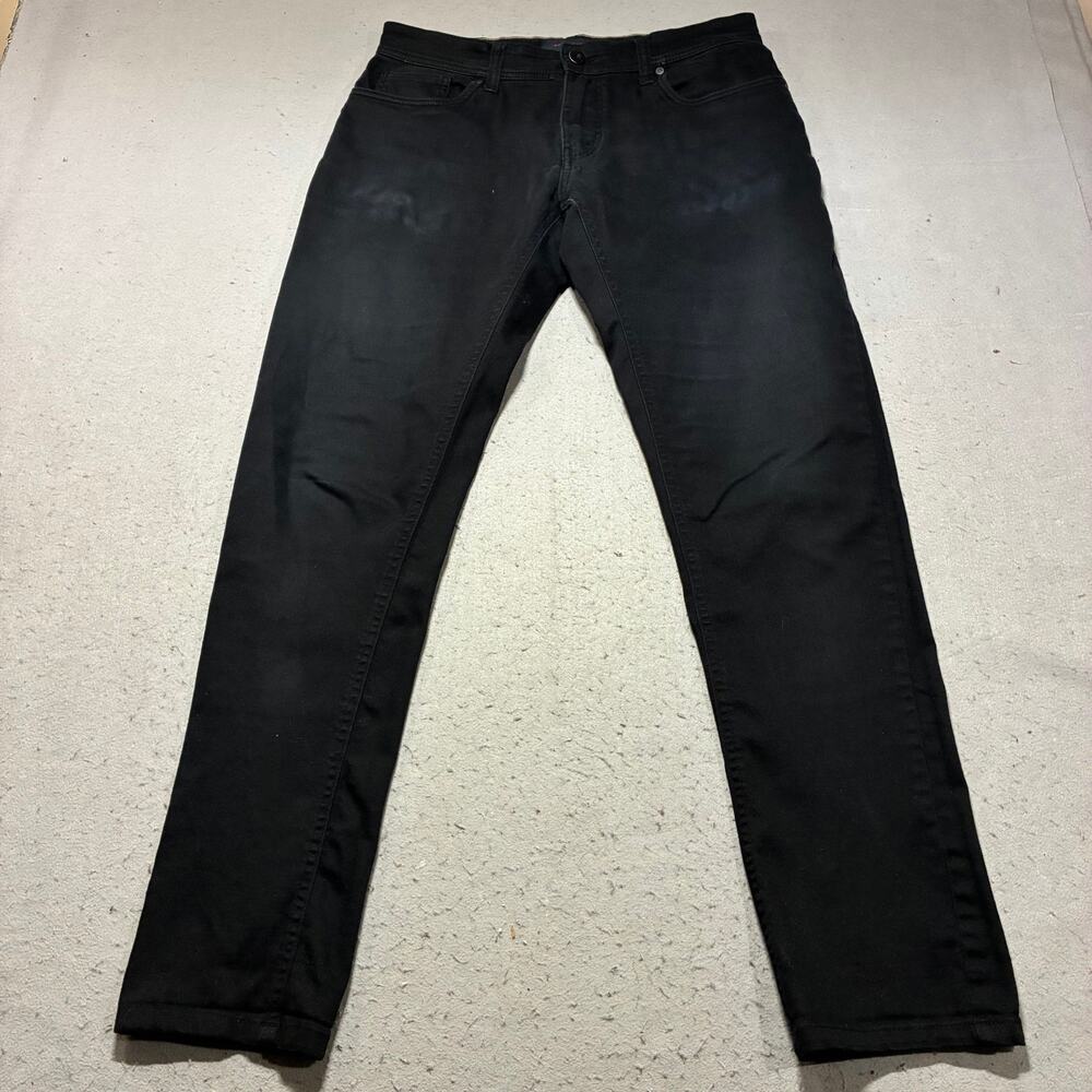 Marc Asher Slim Fit Pants Men’s 32x32 Black Chinos